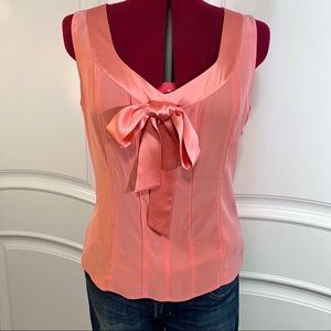 Vintage Banana Republic Pink Silk blouse size Various